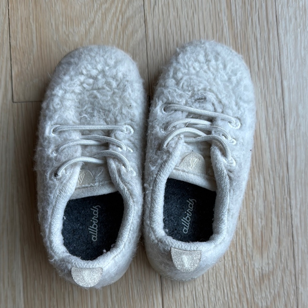 Allbirds Kids Wool Runners - Cream